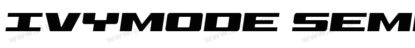 IvyMode semiBoldItal字体转换
